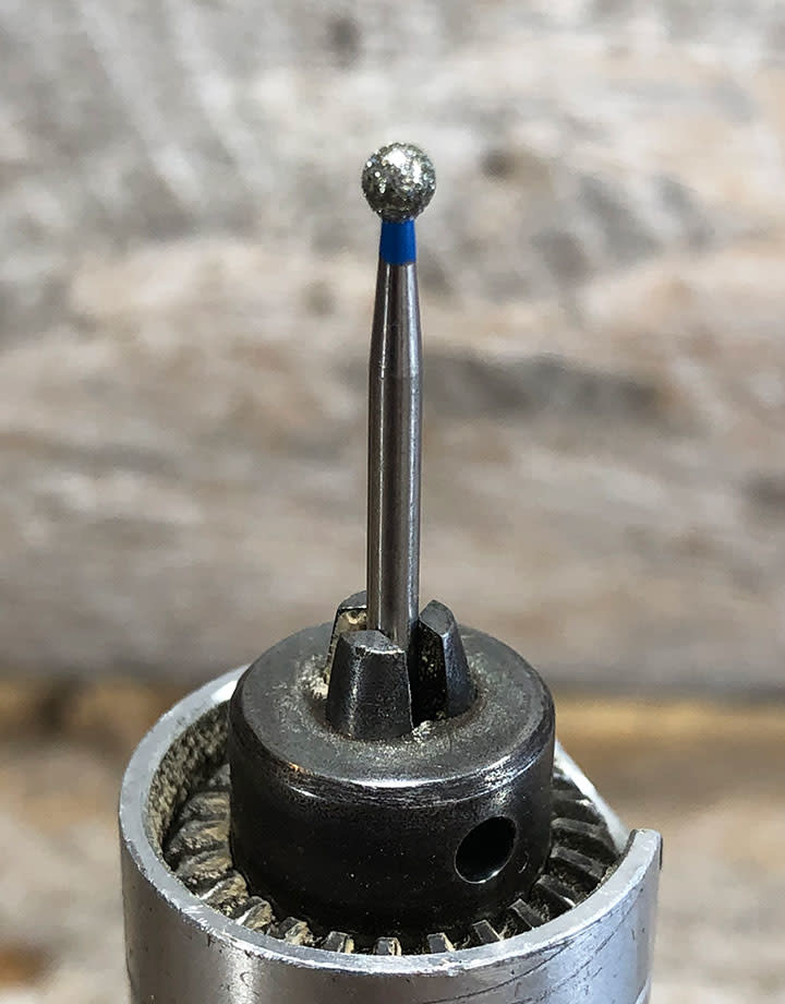 BR1602 = Blu Diamond Bur Ball (2.6 x 3.1mm) - FDJ Tool